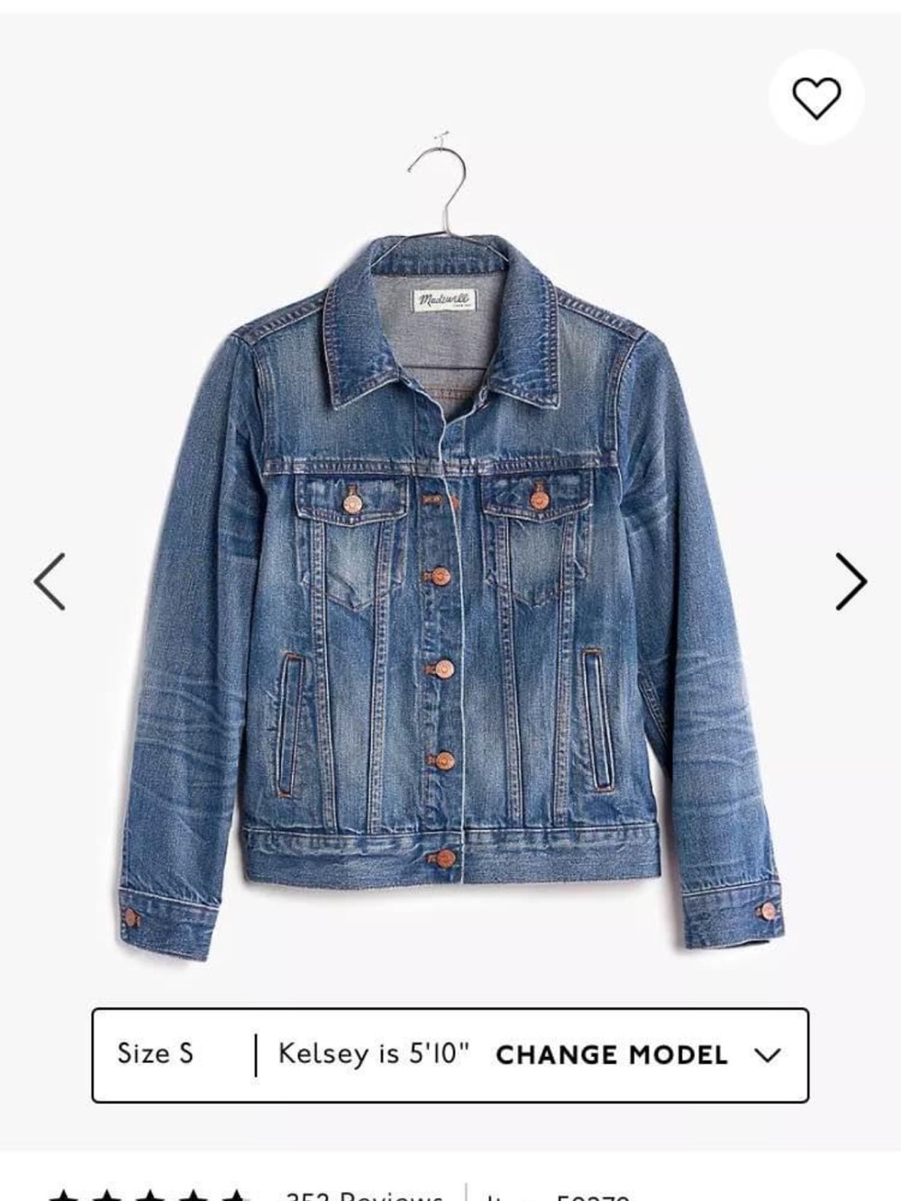 Madewell Classic Blue Denim Jacket